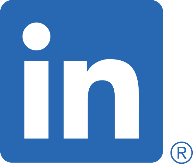 Hier ist das LinkedIN Logo abgebildet.